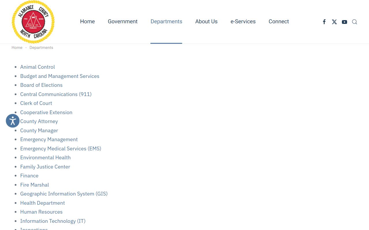 Alamance County Tax Office website for property tax and unclaimed surplus funds