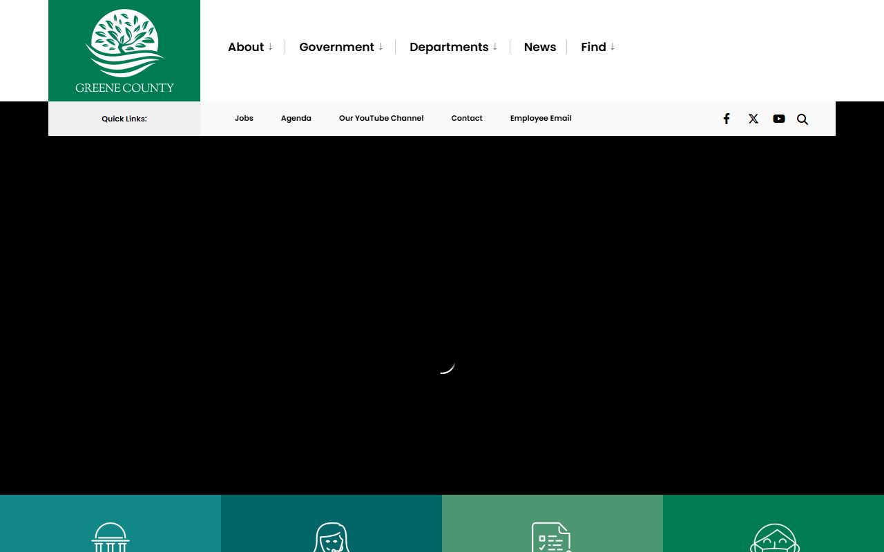 Greene County government website for public records and unclaimed money resources