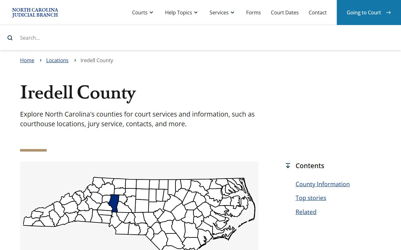 Iredell County Clerk of Superior Court website for surplus funds and unclaimed money