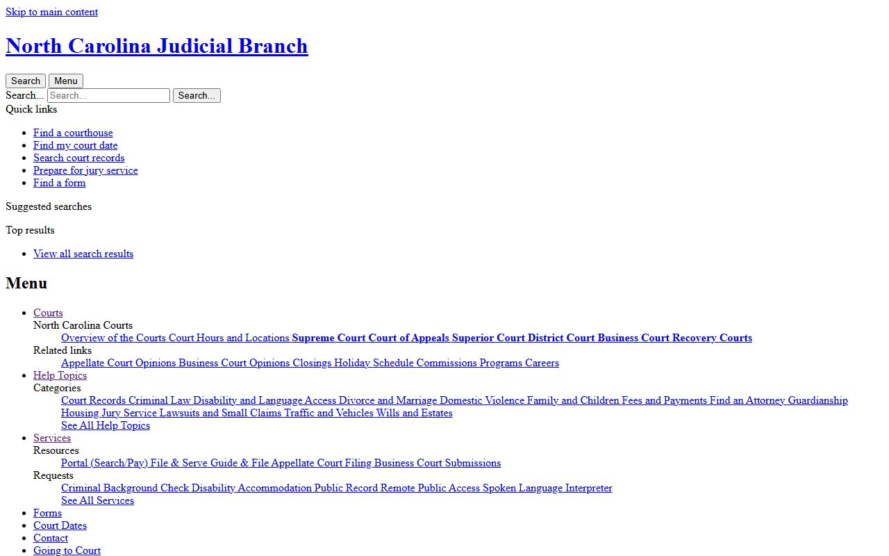 Lee County Clerk of Superior Court website for unclaimed money and surplus funds