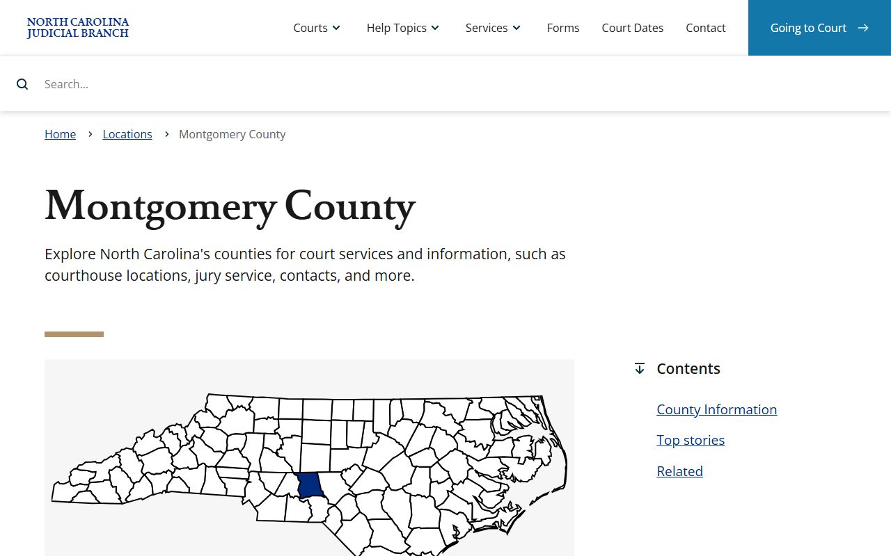 Montgomery County Clerk of Superior Court website for surplus funds and unclaimed money