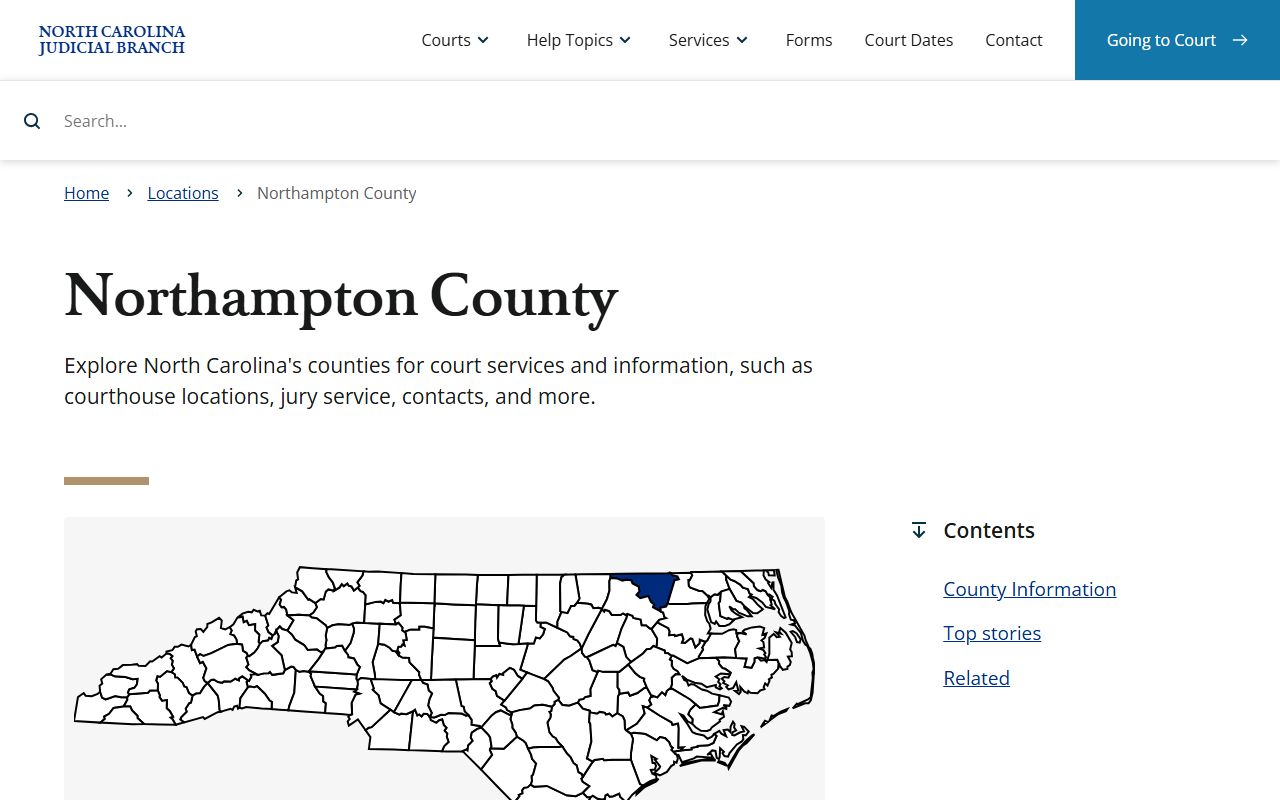 Northampton County Clerk of Superior Court website for surplus funds and unclaimed money