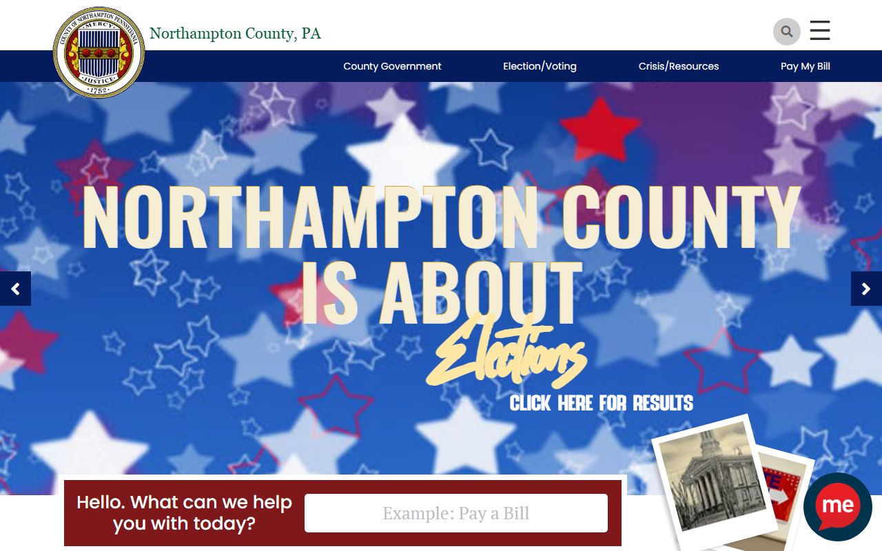 Northampton County government website for property records and unclaimed money research