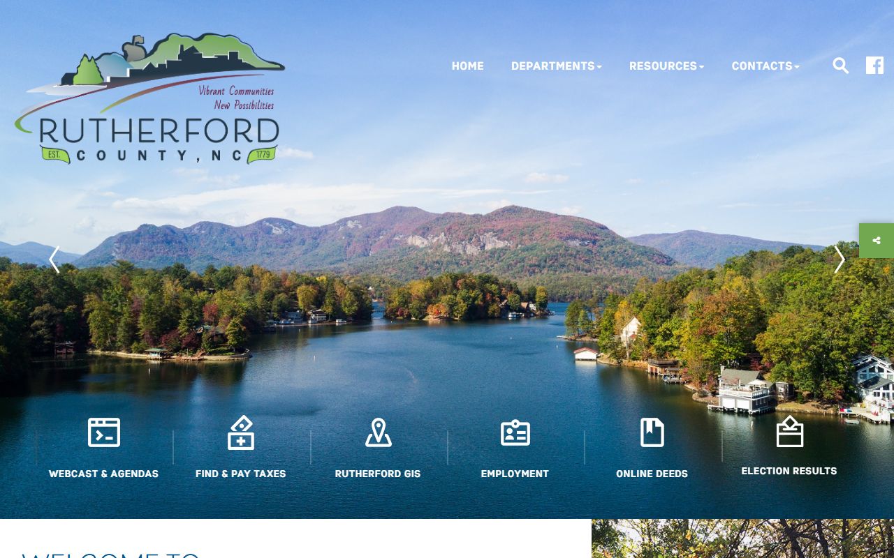 Rutherford County government website for property records and unclaimed money research